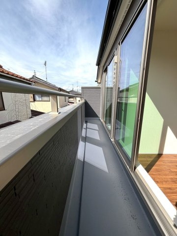 あきる野野辺　新築！小学校徒歩7分のバルコニー