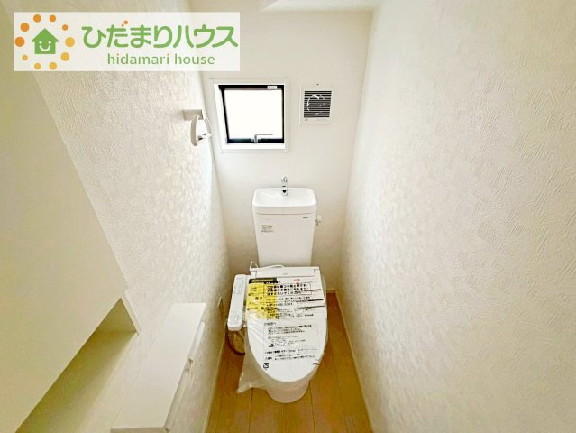 【トイレ】 | 我孫子市湖北台第24　新築戸建　6号棟 | トイレは1F、2F共に完備！取り合いになることがありませんね(^^)/