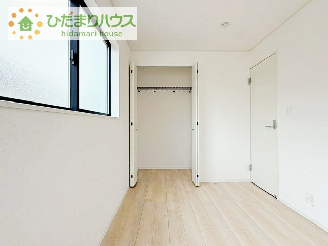 【収納】 | 我孫子市湖北台第24　新築戸建　6号棟 | 全室にクローゼットが付いていて、お部屋の住空間もスッキリ広々使えそうです(^^)
