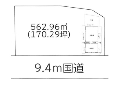 【区画図】 | 君津市浦田　売倉庫