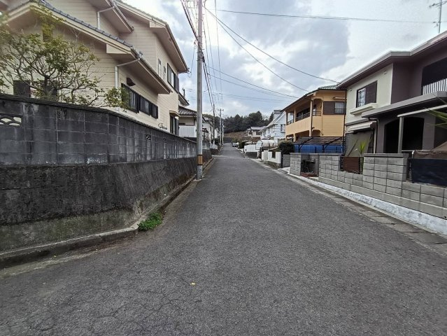 西条市飯岡　収益物件の前面道路含む現地写真