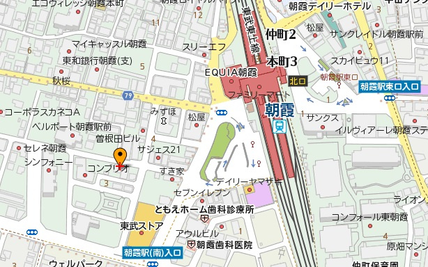 【地図】 | サンプラザ朝霞