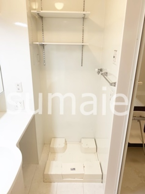 本郷の杜　マルンの洗面所|室内洗濯機置き場！