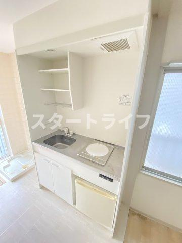 大阪市東淀川区淡路２丁目の賃貸マンションのキッチン