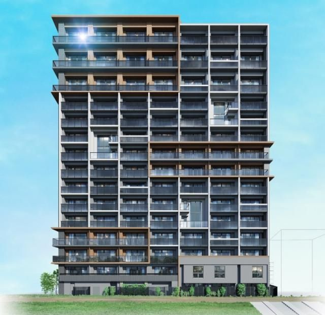 ブランシエスタ新丸子リバーフロントの外観