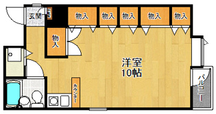 ヤマトチ甲風園の間取り