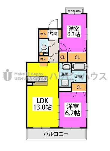 グランドソレーユの間取り