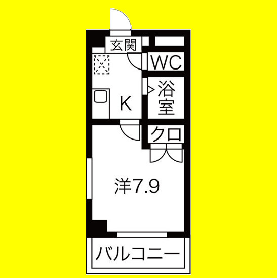 プロビデンス泉　名古屋市賃貸　仲介手数料無料の間取り