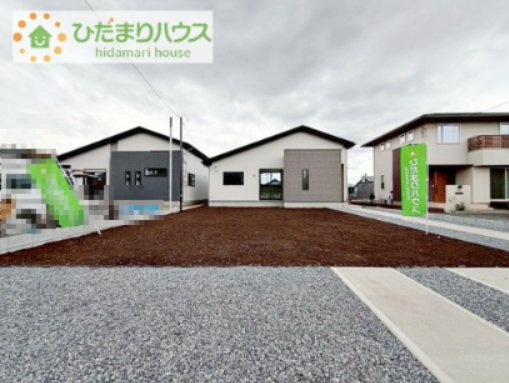 【庭】 | つくば市高野3期　新築戸建　2号棟 | 広々としたバルコニー。お洗濯物もぜーんぶ干せちゃいます！！