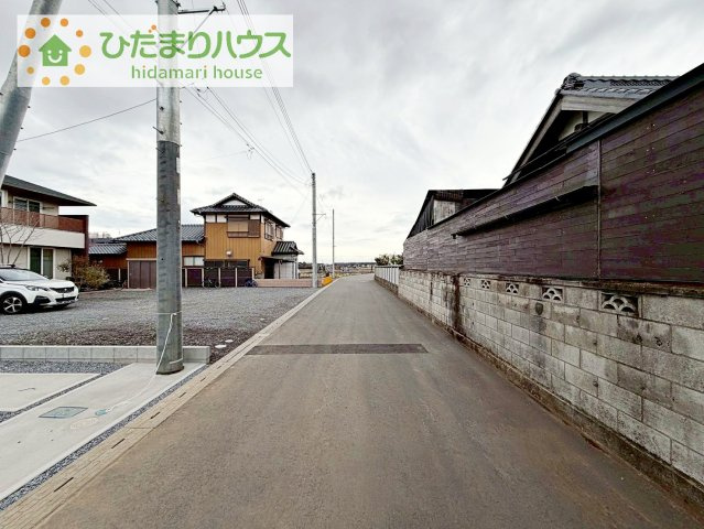 【前面道路含む現地写真】 | つくば市高野3期　新築戸建　2号棟 | 今から見たいも大歓迎！！お気軽にお問い合わせください！
