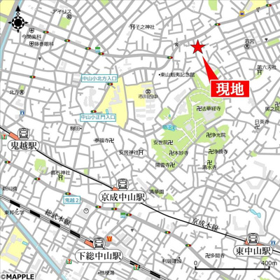 【地図】 | ポプリ中山