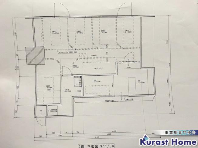 【間取り】 | 深井　鍼灸整骨院2階