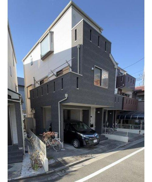 足立区椿中古戸建ての外観|軽自動車2台可能オートバイも置けます