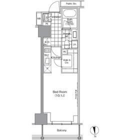 パークハビオ門前仲町の間取り