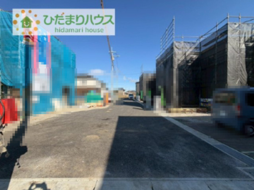 【前面道路含む現地写真】 | 土浦市並木第15　新築戸建　2号棟
