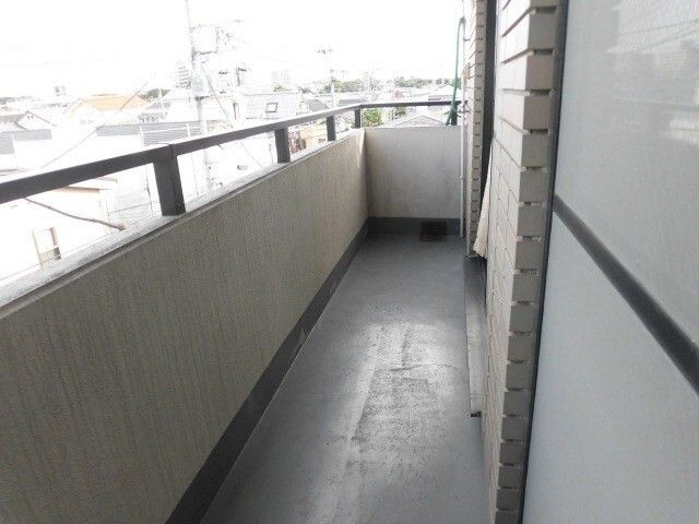 レスポワール野沢のバルコニー