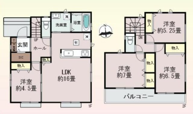 高崎市石原町の間取り|A号棟