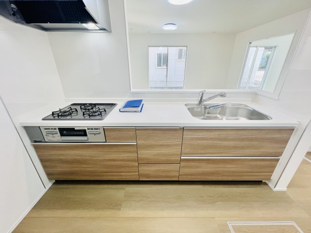 高崎市石原町のキッチン|ご家族との会話も弾む対面キッチン♪