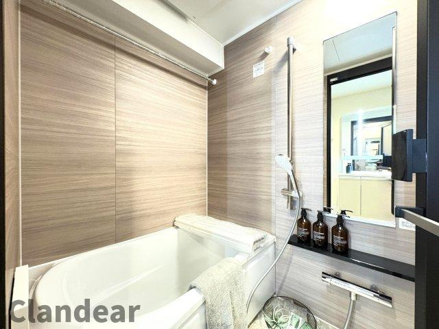 日商岩井宇喜田町マンションの浴室|ドキドキの新生活も、安心してスタート。ぴったりの住まいを見つけませんか？クランディアが一緒に住まい選びをサポートします‼　まずは、お気軽にお問合せください　＃クランディア