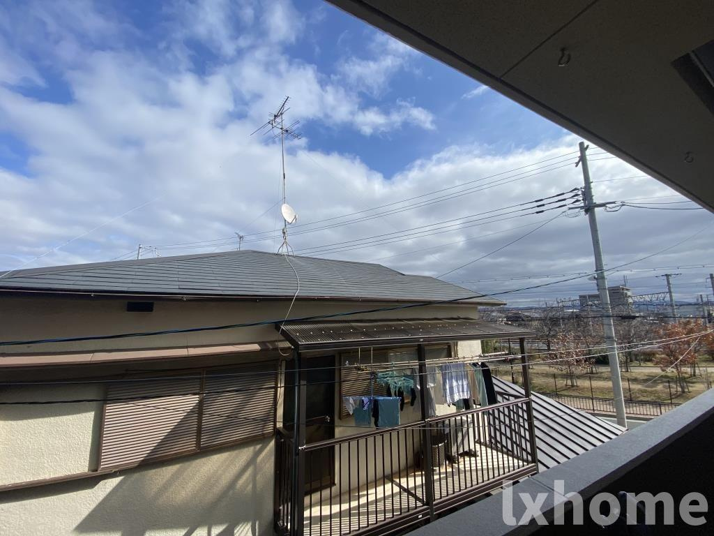 パークサイド健都のバルコニー