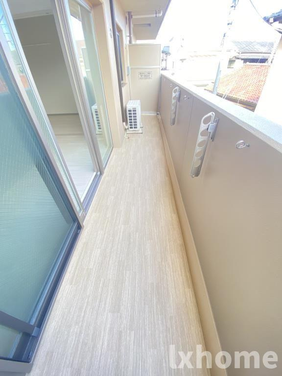 パークサイド健都のバルコニー