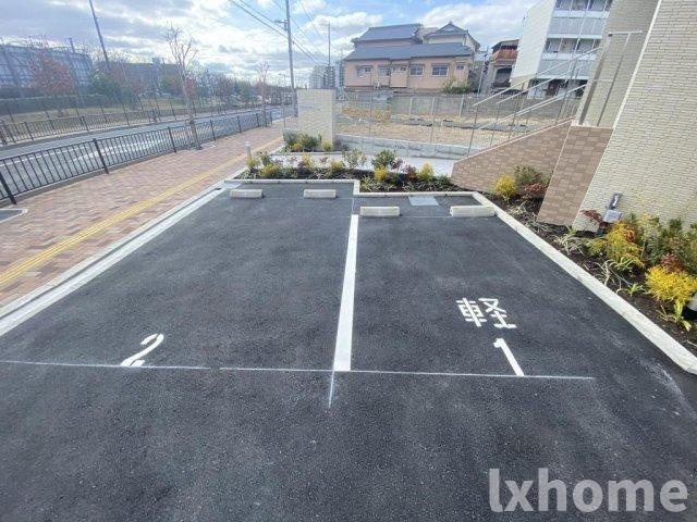 パークサイド健都の駐車場