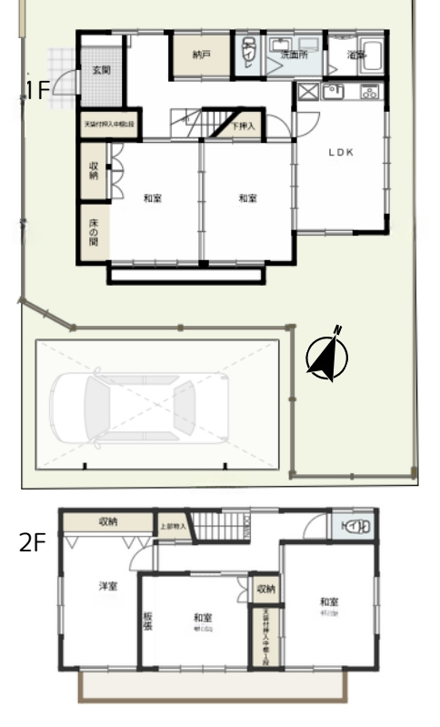八街市八街い　中古戸建の間取り|図面と現況に相違がある場合、現況を優先致します。