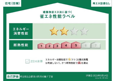 【省エネ性能ラベル】 | サンローズⅡ | 省エネ性能ラベル