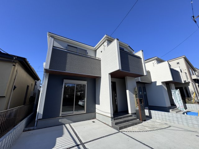 市川市福栄４丁目新築戸建の外観|2号棟外観・完成済み内覧可能です！