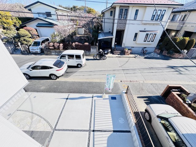 市川市福栄４丁目新築戸建の展望|バルコニーより道路側眺望
