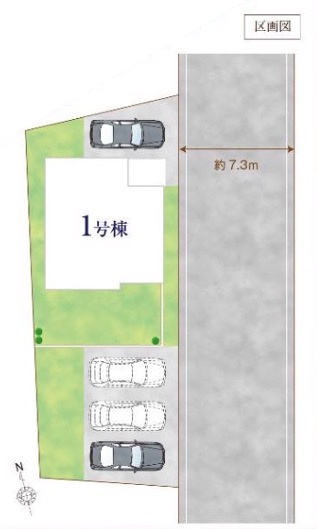 [中古住宅] さいたま市見沼区宮ヶ谷塔の区画図