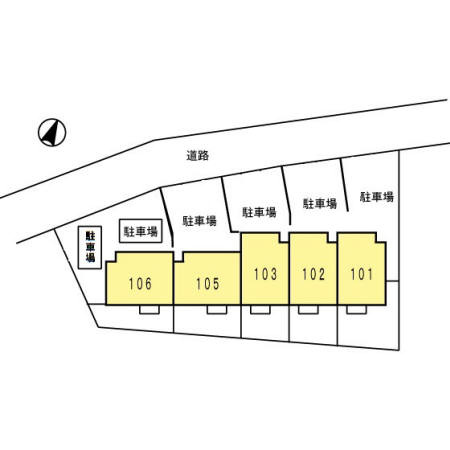 カーサ　ド　リオの区画図
