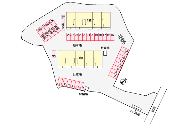 リバープレイン木床Ⅰの区画図
