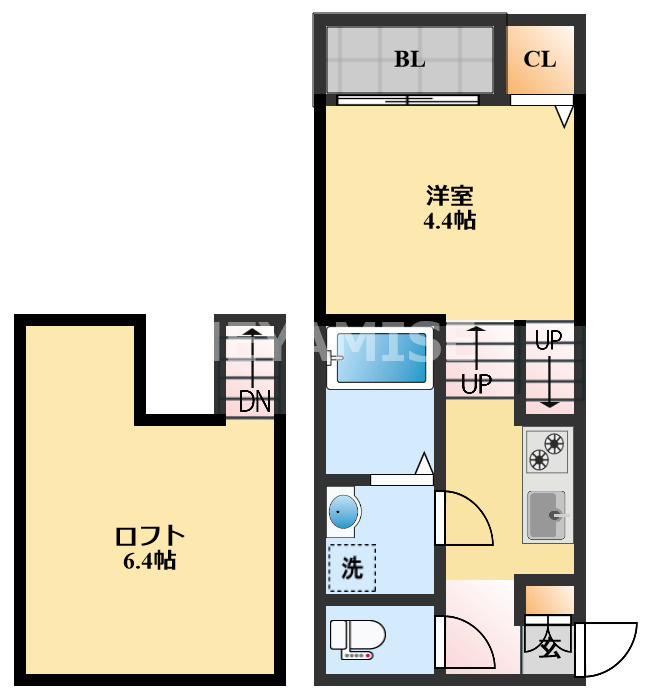modern palazzo小船越Sunny Hillの間取り