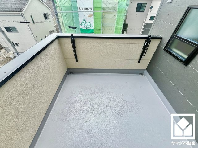 大津市唐崎４丁目　A号地のバルコニー