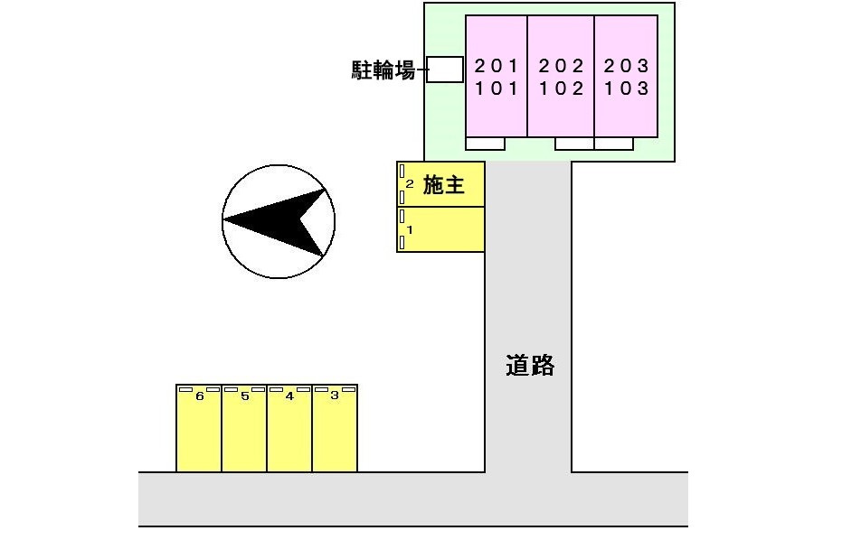 ラフレシールの駐車場|駐車場