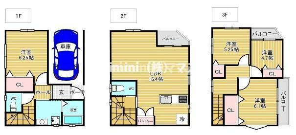 西成区千本中（12号地）の間取り
