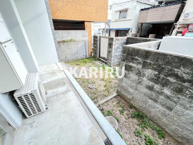 エクセルシア天神橋のバルコニー|陽当たり良好なバルコニーです