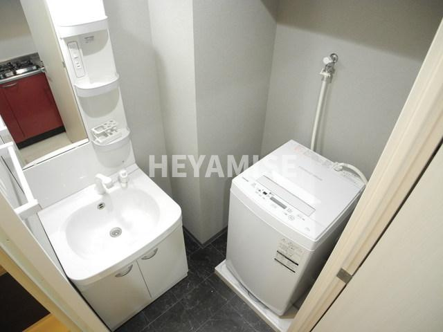 長崎市文教町の賃貸マンションの洗面所
