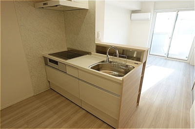 【キッチン】 | カーサ ミカサ | ＩＨ・タッチレス水栓付きシステムキッチン