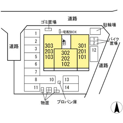 【区画図】 | アヴニールプラス