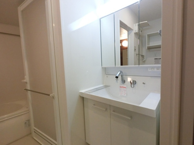 【洗面所】 | アヴニールプラス | 三面鏡付き洗髪洗面化粧台