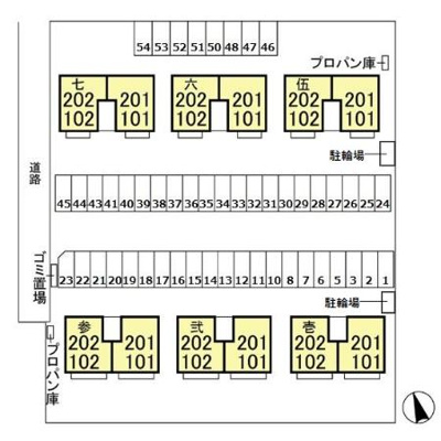 【区画図】 | ネオ・アヴァンセ五代 壱番館