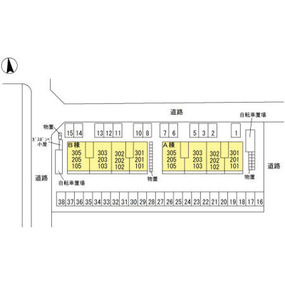 【区画図】 | サザンヒルズ Ｂ