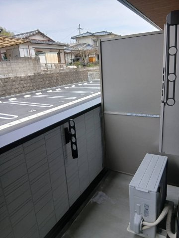 アテリア伍番館のバルコニー|陽当たり良好なバルコニーです