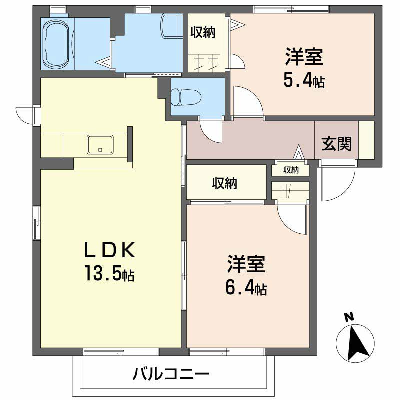 メゾン・ド・セリーヌ Ⅰの間取り