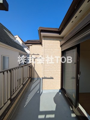 【バルコニー】 | 調布市多摩川３－３１戸建