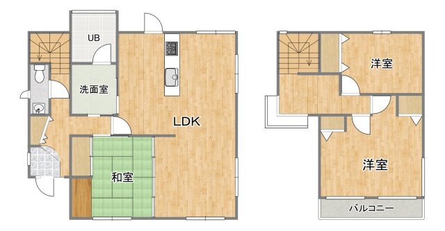 【間取り】の画像