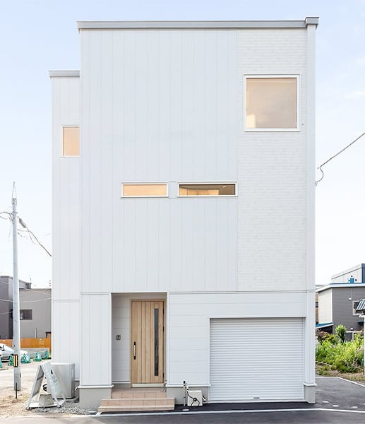 【建築条件付き】本郷通2丁目南　全3区画の完成予想図|※B号地建物プラン参考