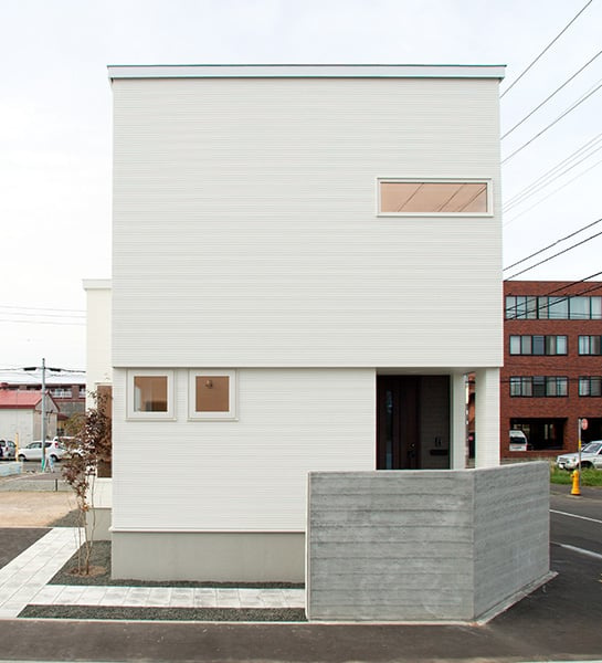 【建築条件付き】本郷通2丁目南　全3区画の完成予想図|※A号地建物プラン参考